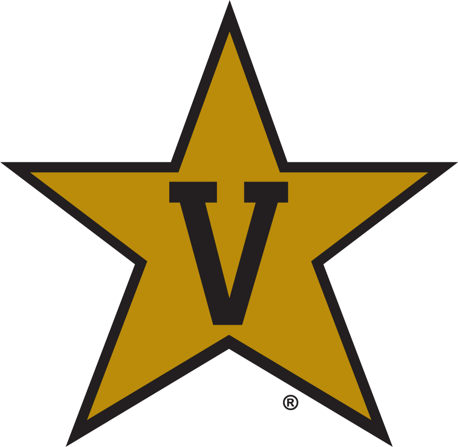 Vanderbilt Commodores 1987-2008 Secondary Logo t shirts iron on transfers